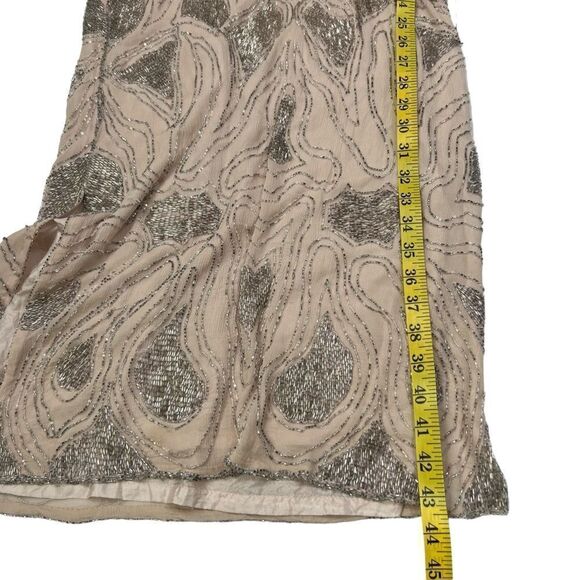 Vintage 100% Silk Swee Lo Hand Beaded Art Deco Midi Dress Size Small - Picture 13 of 13